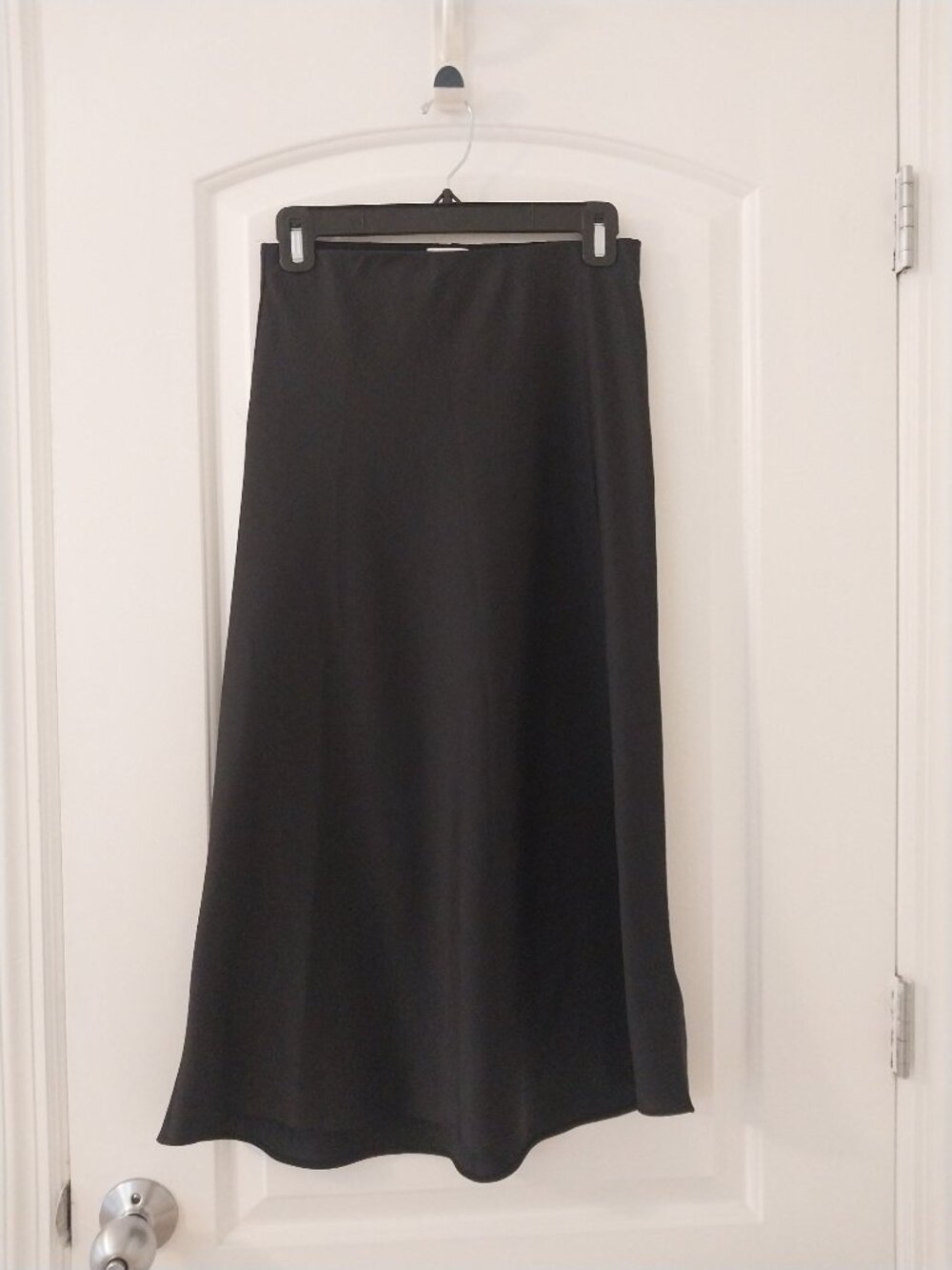 The Drop Silky Midi Skirt